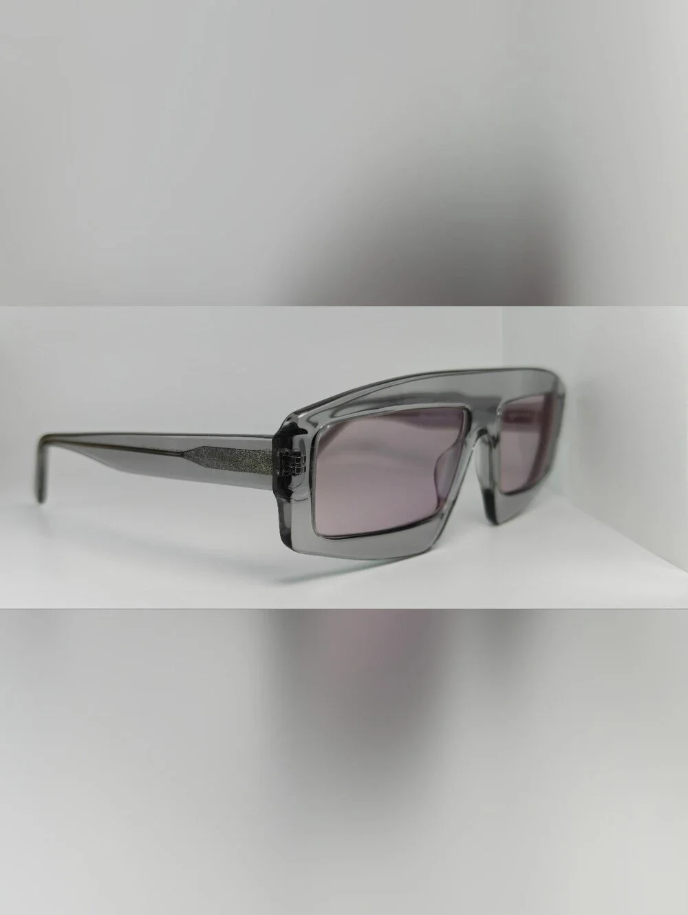 Hanna. Sleek Smoke Color Frame. Unique. 1980s Frame.